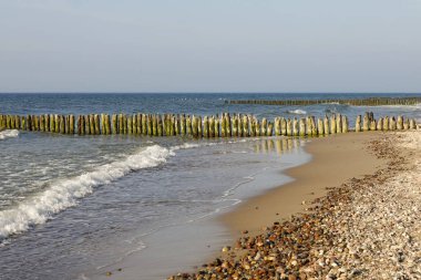 Baltic Coast ve plajlarından Kolobrzeg, Polonya