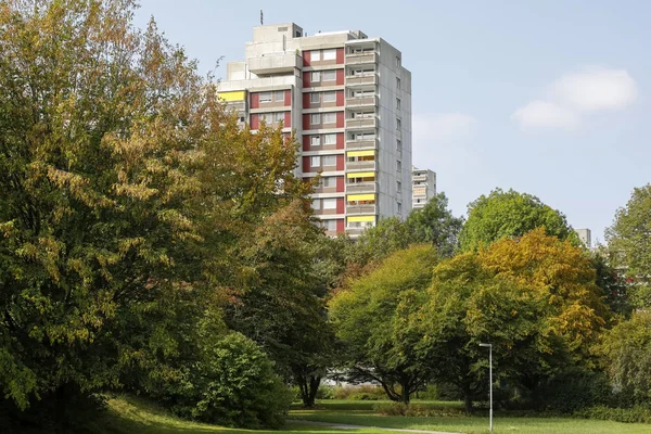 Berna Suiza Septiembre 2018 Grandes Edificios Multifamiliares Hormigón Parecen Haber — Foto de Stock