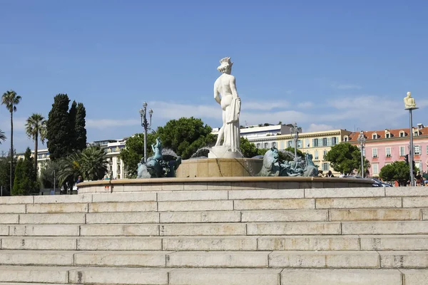 Apollo is the main figure of Fontaine du Soleil — Stock Photo, Image