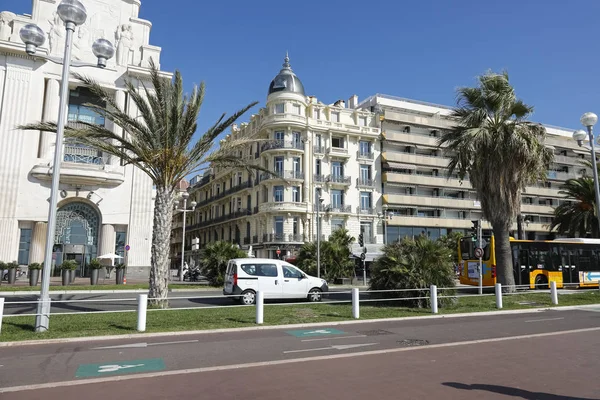 Budovy na Promenade des Anglais — Stock fotografie