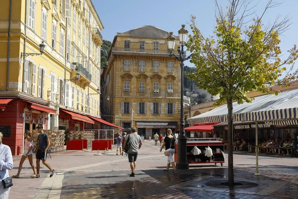 Cours Saleya urban marketplace — Stock Photo, Image