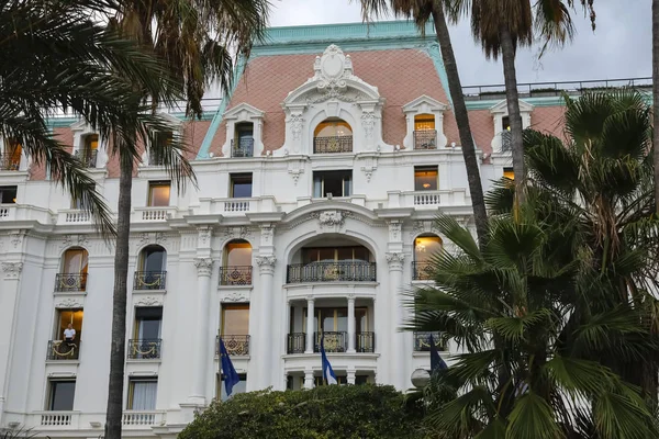 Fasáda hotelu Negresco v Nice — Stock fotografie