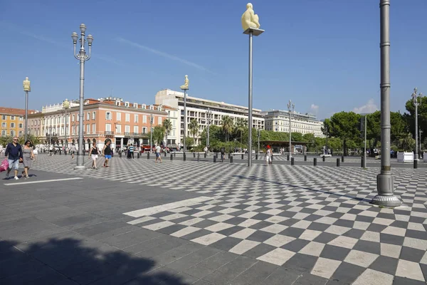 O pavimento na Praça Massena — Fotografia de Stock
