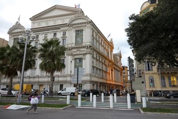Edificio distintivo de la Opera de Niza — Foto de Stock