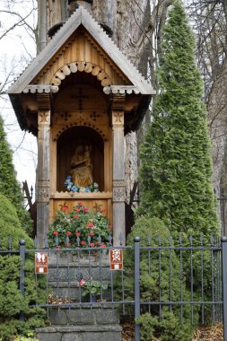 Zakopane 'deki ahşap tapınak.