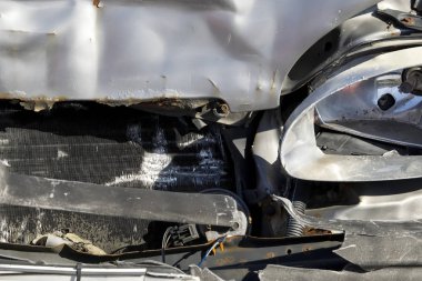 Trafik kazası sonucu oluşan hasarlar