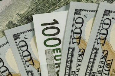 Euro banknot ve Abd doları banknotlar