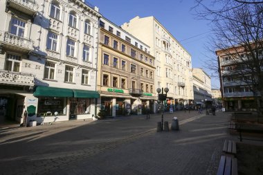 Yaya bölgesi olan cadde