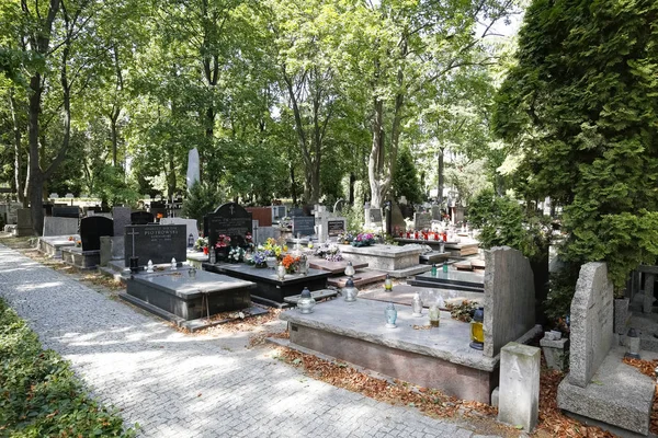 Uitzicht op de graven — Stockfoto