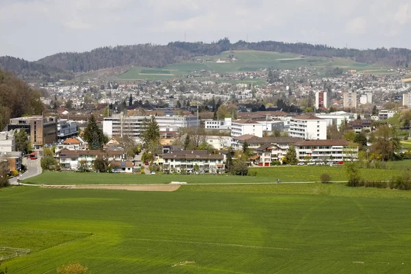 Vista aerea verso Ostermundigen — Foto Stock