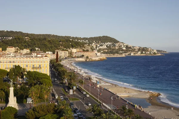 Edifícios junto ao Mar Mediterrâneo — Fotografia de Stock