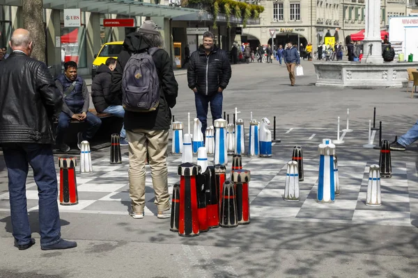 The game of chess is still going on — Stock Photo, Image