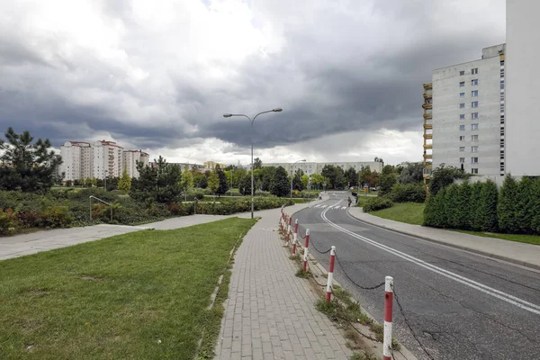 Sokak Goclaw semtinden geçiyor. — Stok fotoğraf