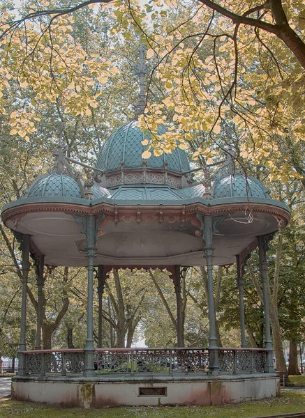 Bandstand Park Molo Aviles Španělsko — Stock fotografie