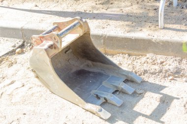 Bir kazıcı küreğinin ayrıntıları