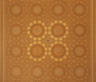 Fas arabesk tasarım Hassan II Casablanca Fas Fas bir caminin süslü tavan