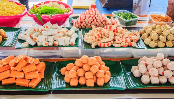 Georgetown Penang Malaysia Street food vendor or hawker stall — Stock Photo, Image