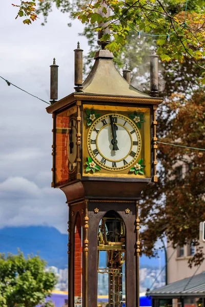 Reloj de vapor en Gastown en Vancouver Columbia Británica Canadá —  Fotos de Stock