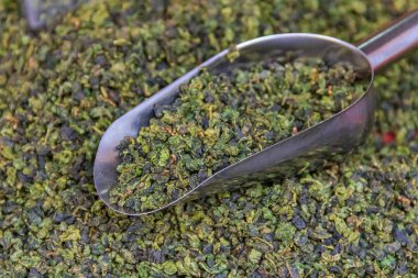 Toplu gevşek yeşil çay poşetleri Xiamen, Çin pazarında Satılık