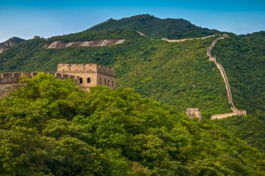 Çin Seddi, Mutianyu Köyü, büyük duvara Beijing yakın uzak bölgelerine