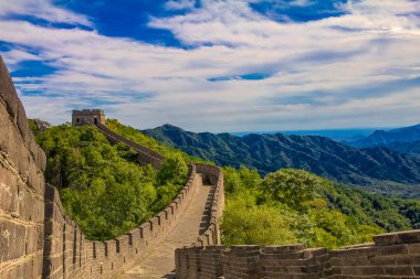 Çin Seddi, Mutianyu Köyü, büyük duvara Beijing yakın uzak bölgelerine