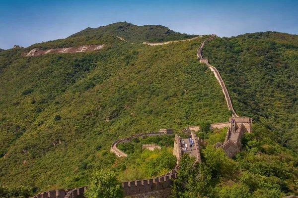 Great Wall China Mutianyu Village One Remote Parts Great Wall — Stock Photo, Image