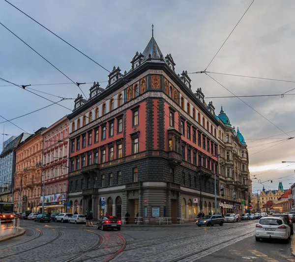 January 2015 Prague Czech Republic Art Nouveau Building Old Town — Stock Photo, Image