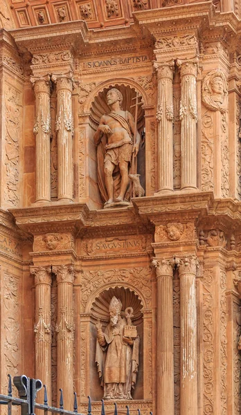 Details Facade Cathedral Santa Maria Palma Cathedral Mary Palma Seu — Stock Photo, Image