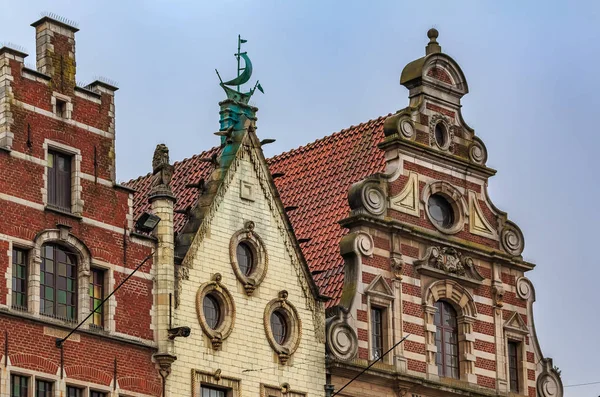 Rij Van Mooie Gebouwen Oude Markt Oude Marktplein Langste Bar — Stockfoto