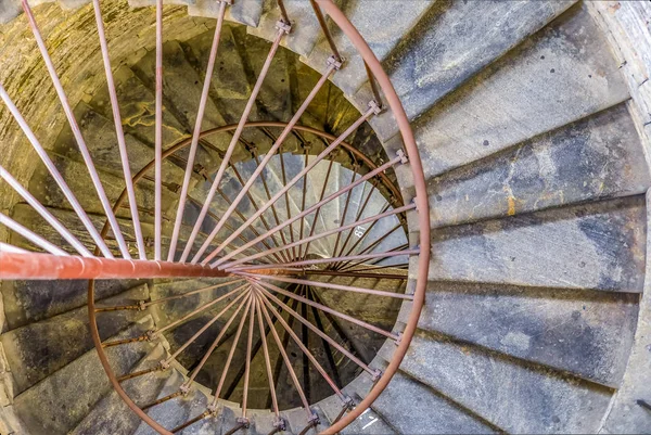 Circular stairs from to the roof of Saint Isaac's Russian Orthod — Stock Photo, Image