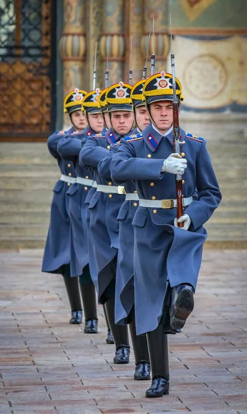 Moskou Rusland Oktober 2015 Verandering Van Ceremonie Van Presidentiële Garde — Stockfoto