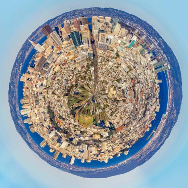 İkiz Tepeler 'den San Francisco' nun panoramik manzarası