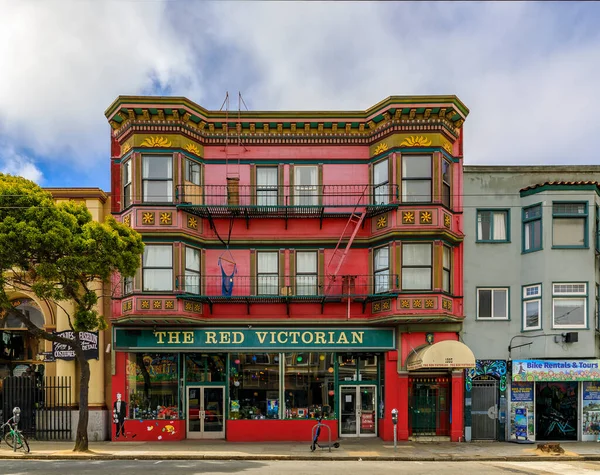 Сан Франциско Сша Липня 2019 Давні Вікторіанські Будинки Знаменитому Еклектичному — стокове фото