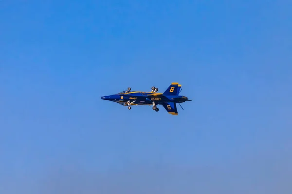 São Francisco Eua Outubro 2017 Hornet Equipe Aeróbica Navy Blue — Fotografia de Stock