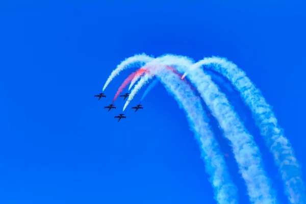 San Francisco Usa Жовтня 2014 Patriots Jet Team Aerobatic Team — стокове фото