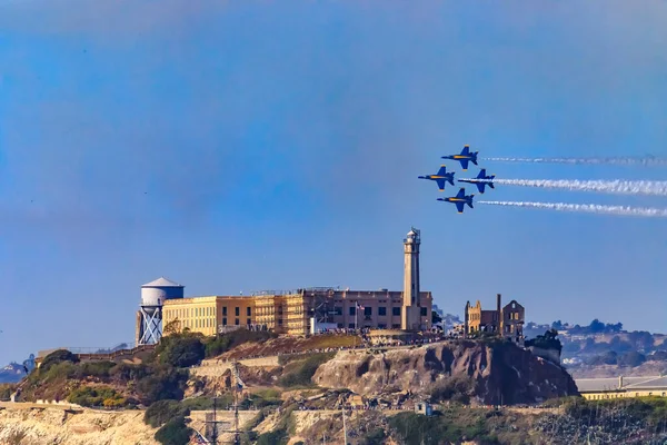São Francisco Eua Outubro 2017 Equipe Aeróbica Hornet Navy Blue — Fotografia de Stock