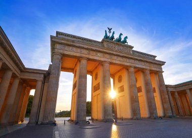 Almanya 'da Berlin Brandenburg Kapısı Brandenburger Tor