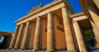 Almanya 'da Berlin Brandenburg Kapısı Brandenburger Tor