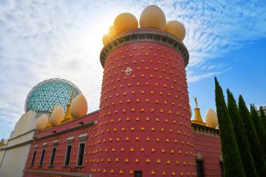 Salvador Dali museum in Figueres figueras of Catalonia Spain clipart