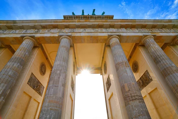 Berlin Brandenburg Gate Brandenburger Tor Германии — стоковое фото