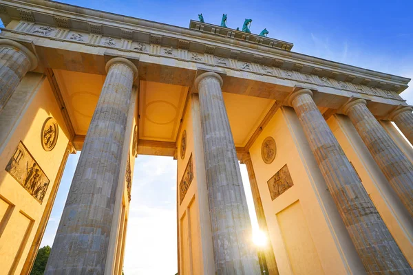 Berlin Brandenburg Gate Brandenburger Tor Alemanha — Fotografia de Stock