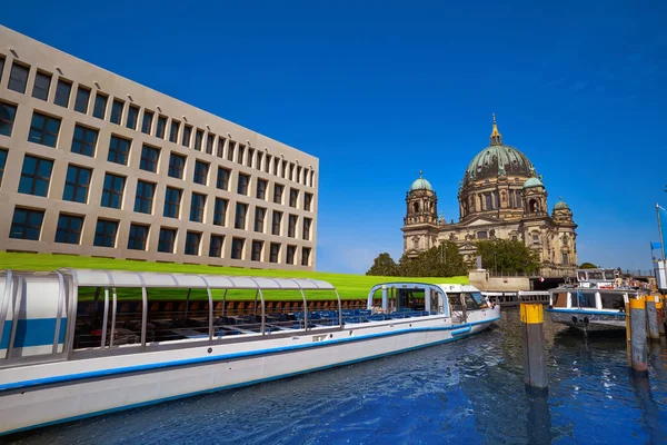 Catedral Berlim Berliner Dom Rio Spree Alemanha — Fotografia de Stock