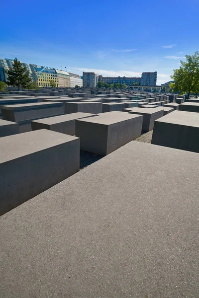 Berlijn Holocaust Gedenkteken Voor Vermoorde Joden Duitsland — Stockfoto