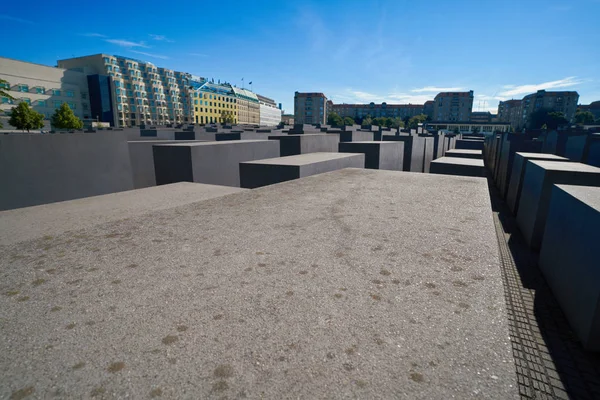 Memoriale Dell Olocausto Berlino Agli Ebrei Uccisi Germania — Foto Stock