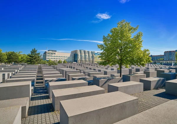 Památník Holocaustu Berlín Zavražděných Židů Německu — Stock fotografie