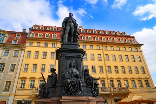 Friedrich August Sachsen Denkmal Dresden — Stockfoto