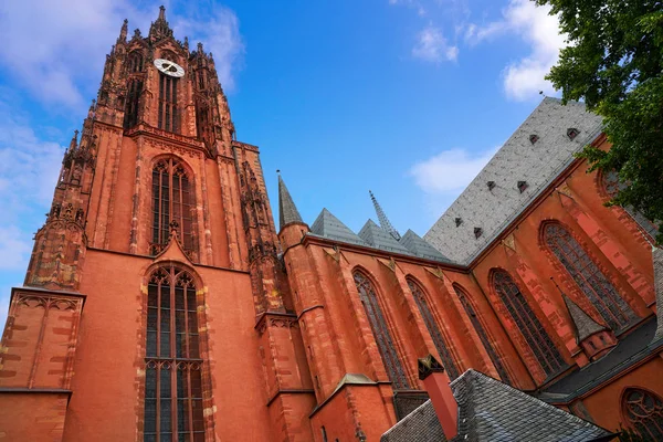 Catedral Frankfurt Kaiserdon Bartholomaus Alemanha — Fotografia de Stock
