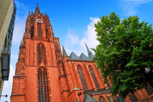 Frankfurtkatedralen Kaiserdon Bartholomaus Tyskland — Stockfoto