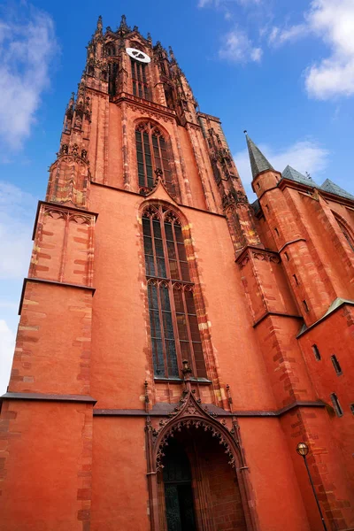 Frankfurtkatedralen Kaiserdon Bartholomaus Tyskland — Stockfoto