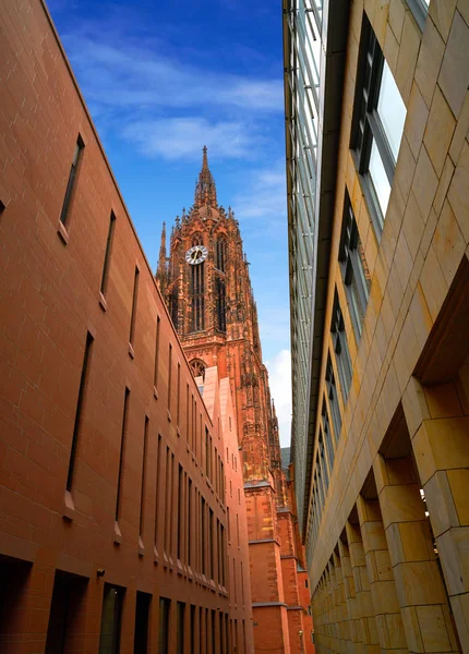 Catedral Frankfurt Kaiserdon Bartholomaus Alemania —  Fotos de Stock